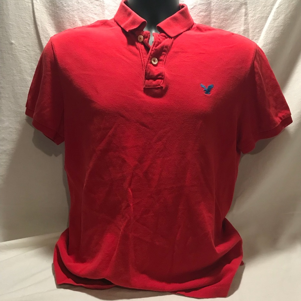 American Eagle Outfitters Red POLO SHIRT.